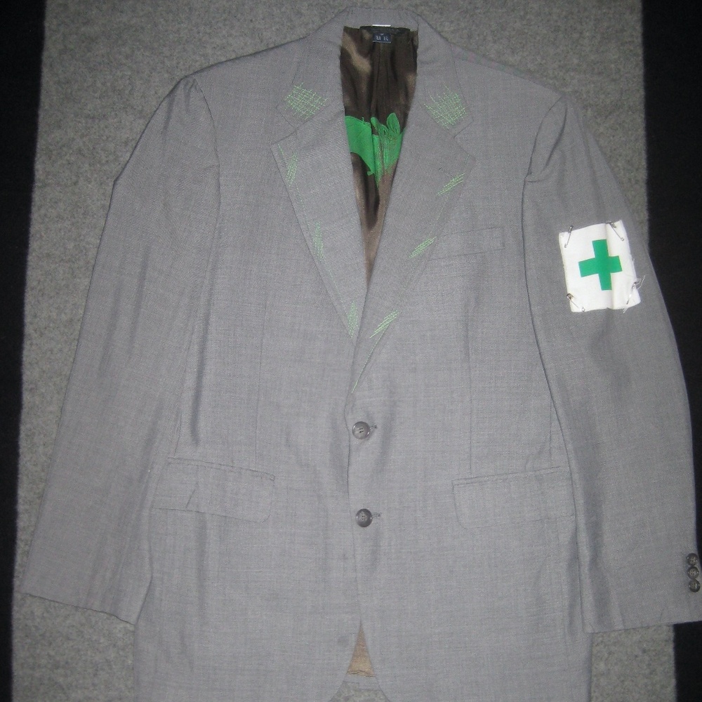 Urban Outfitters BOTANY 500 Bat Punk Goth Blazer